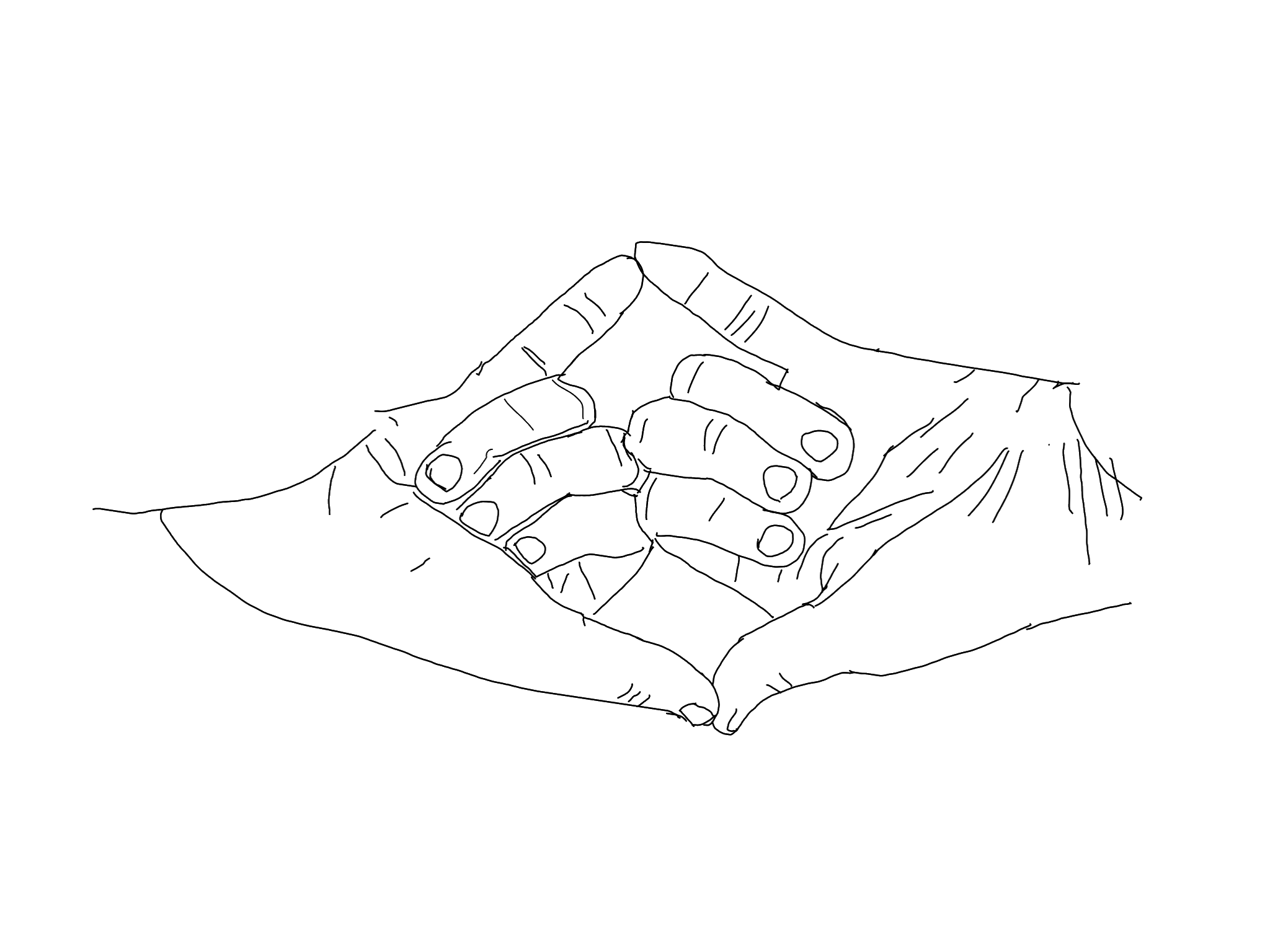 Image of Chewdaism hands.